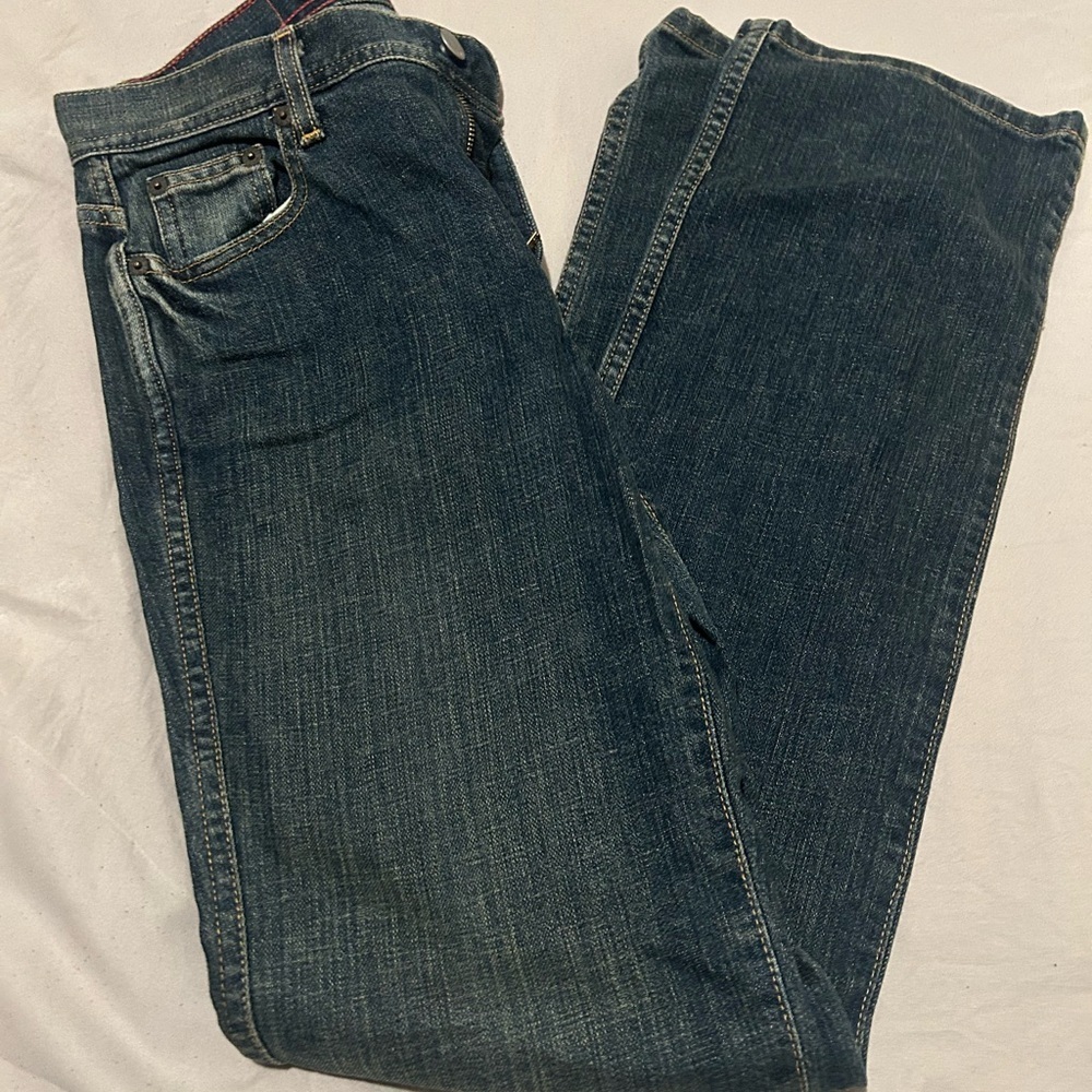 J. Crew Women's Dark Blue Straight Leg Jeans - Picture 8 of 9